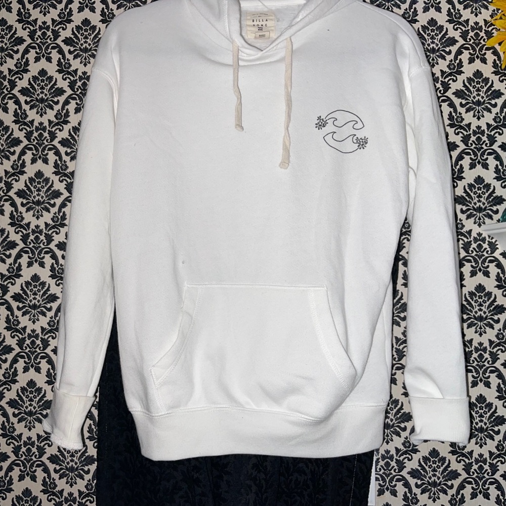 White hoodie !!